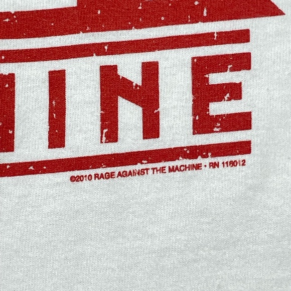 Vintage RAGE AGAINST The MACHINE T-Shirt 2010 New/Deadstock sz XXL - Picture 7 of 7